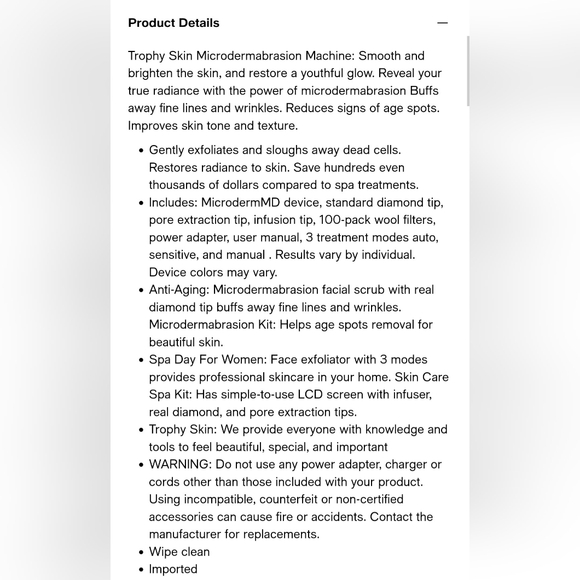 TROPHY SKIN Microderm MD Dermabrasion System. NEW & SEALED. - Picture 9 of 16